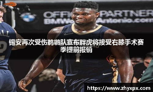 锡安再次受伤鹈鹕队宣布胖虎将接受右膝手术赛季提前报销